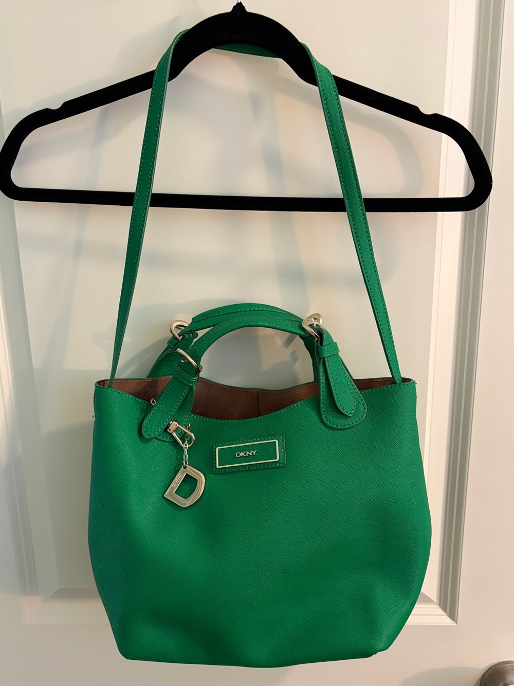 DKNY green purse